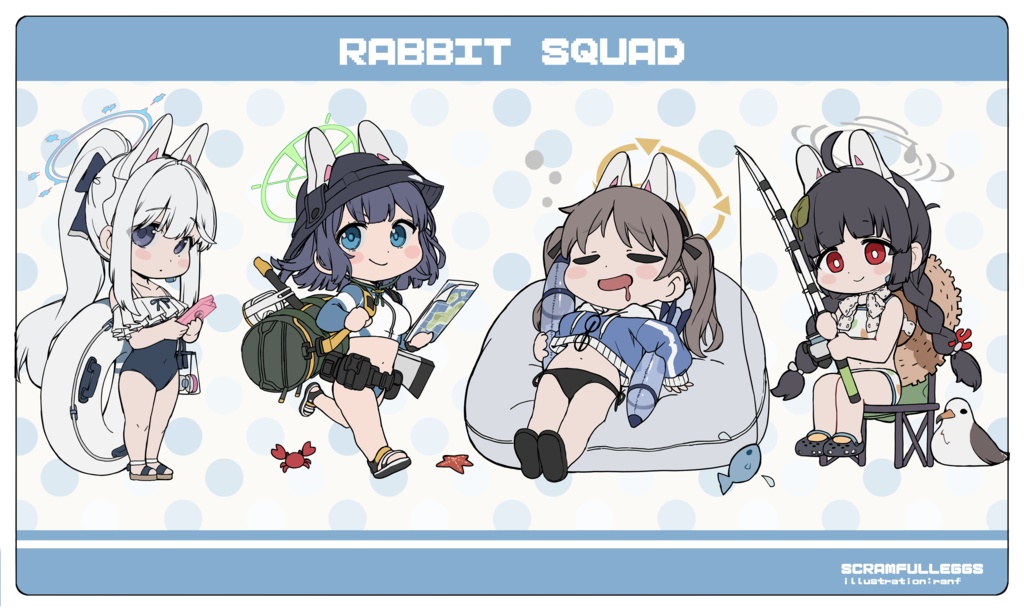 RABBIT小隊プレイマット