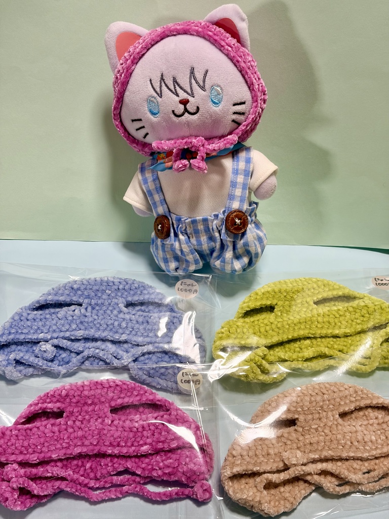 with CAT ピケ風ほっかむり