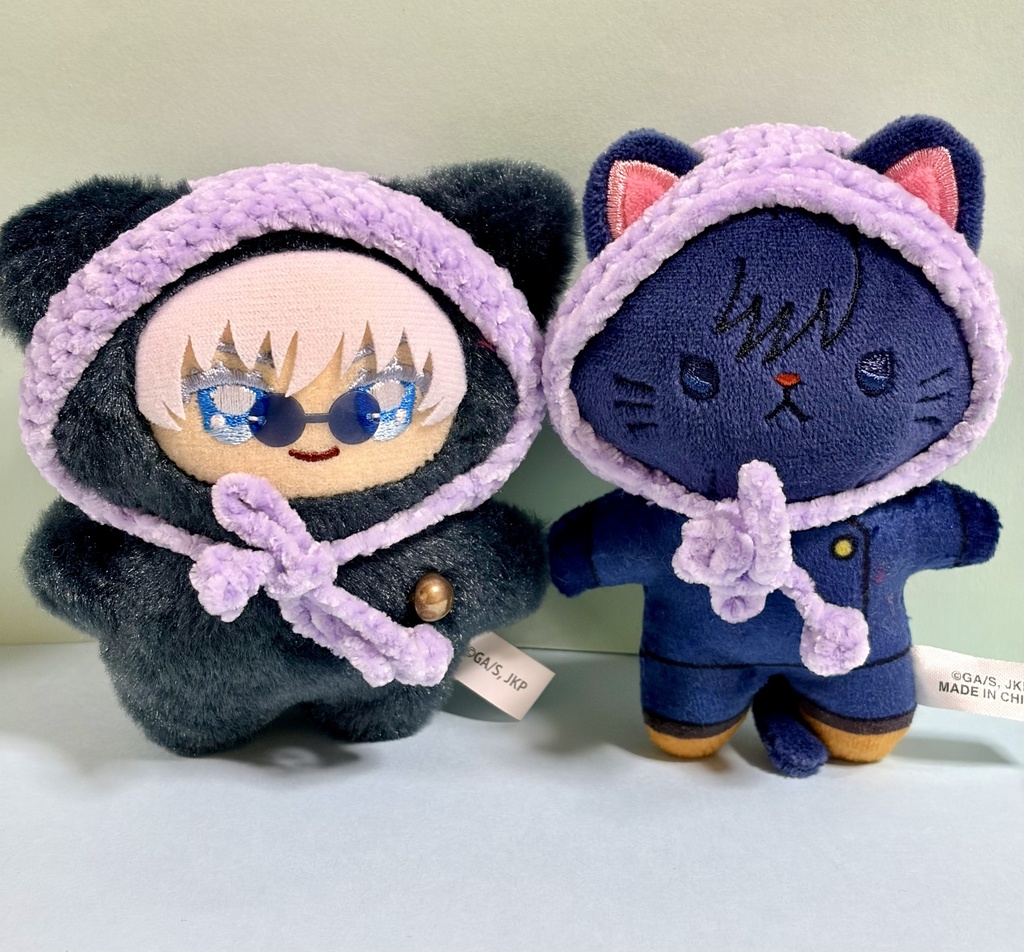 ピケ風ほっかむり(紫)