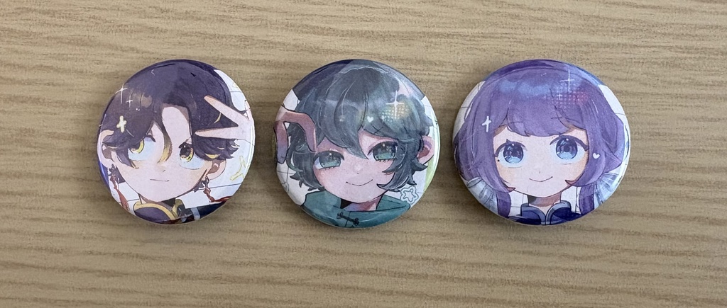 ミニ缶バッチセット