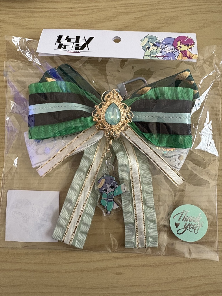 [一点物]ナイトウォーカーXチャーム付きリボンストラップ2