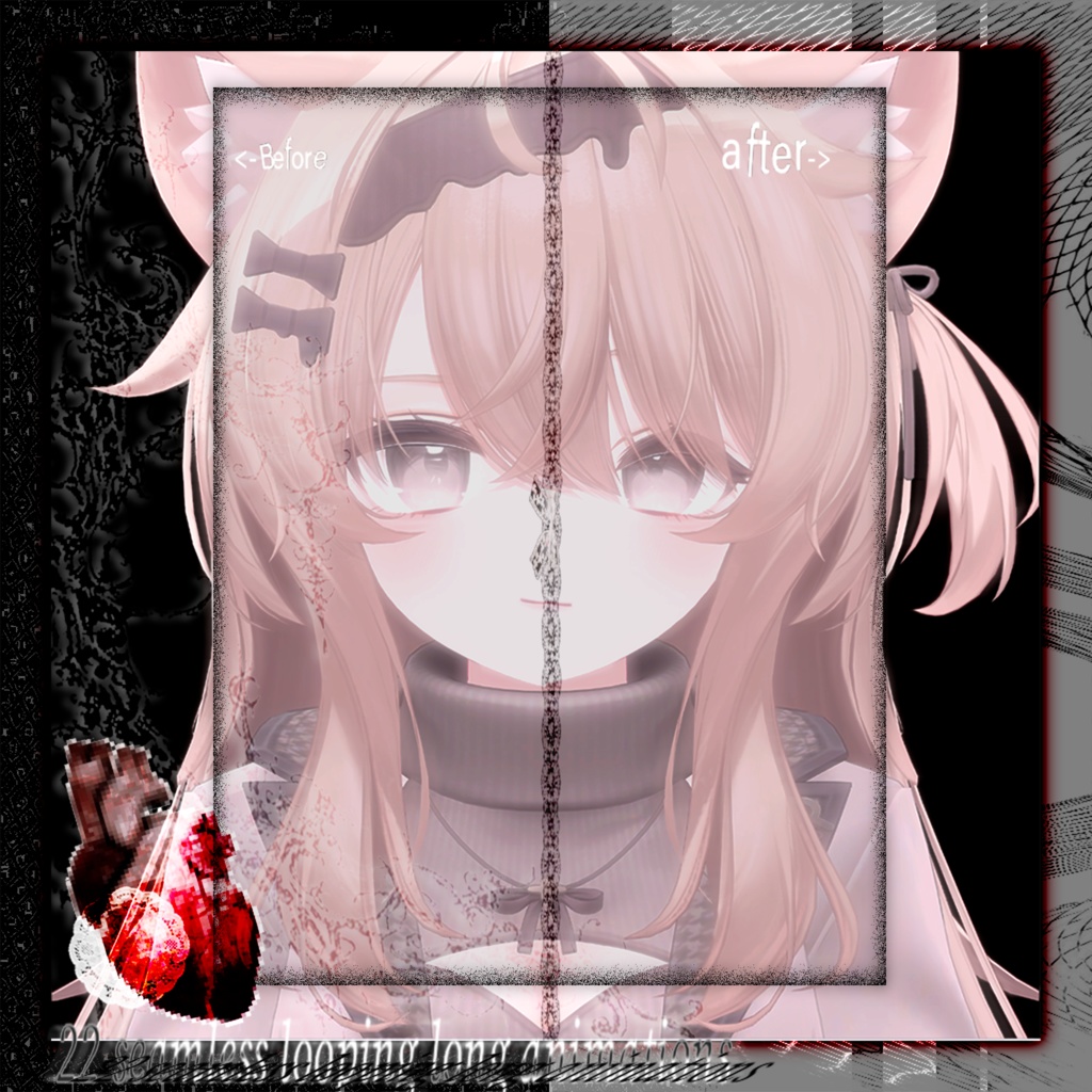 エク//表情セット22種 || Eku//22_Animations ☆。.:*・゜