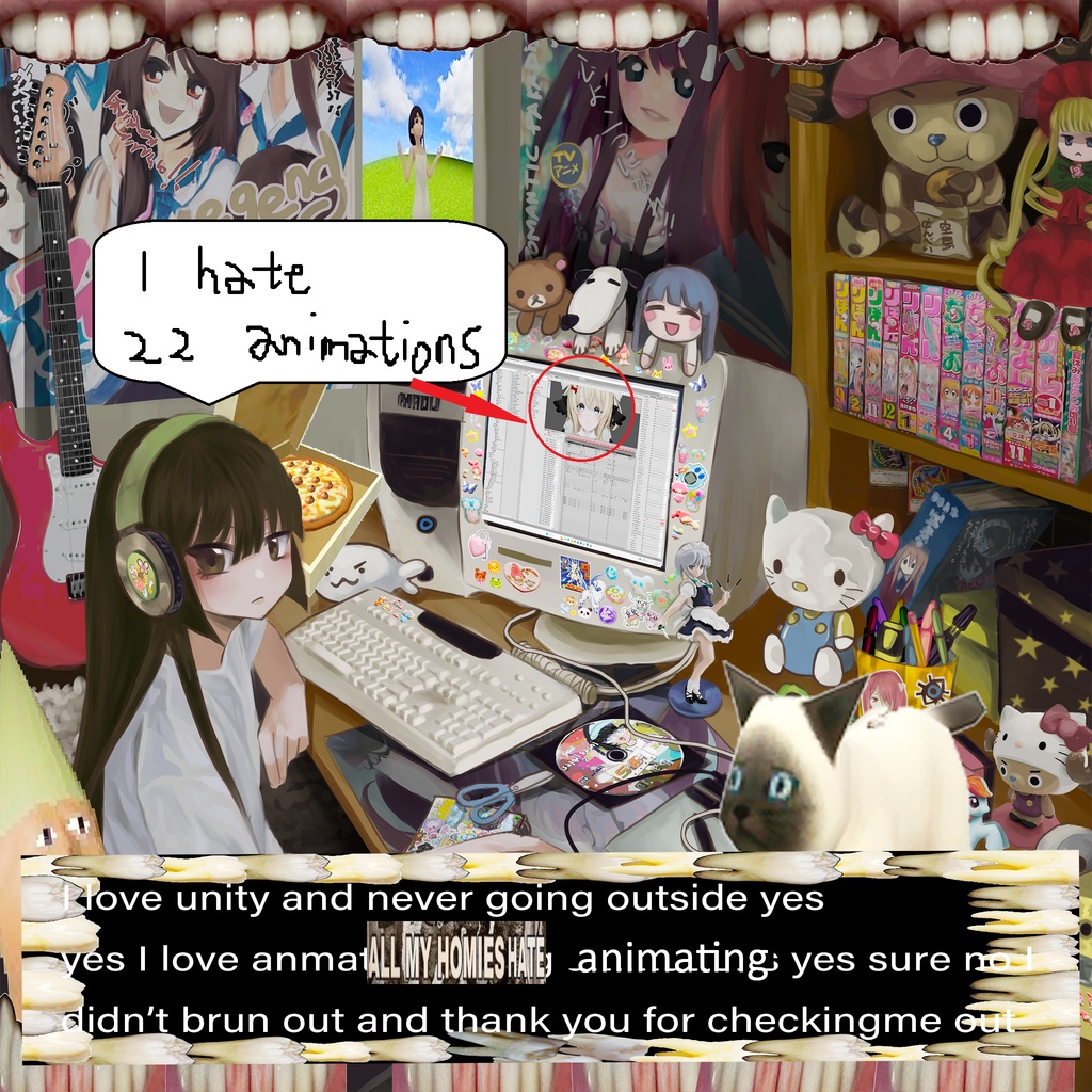 エク//表情セット22種 || Eku//22_Animations ☆。.:*・゜