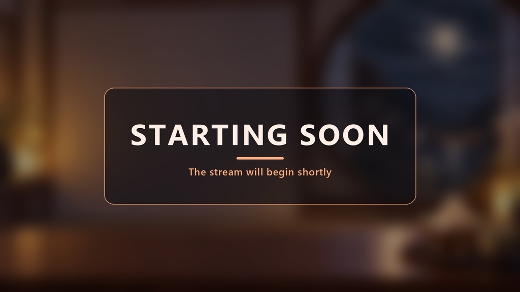 【動く配信背景・4K対応】お月見の窓辺(秋雨の夜)|前景透過つき