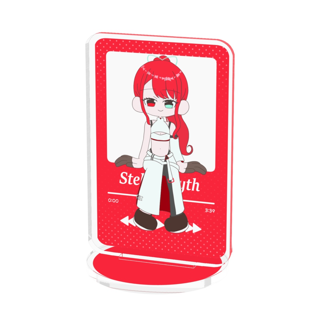 いるちゃん プレイリスト風アクリルスタンド(背景透明)