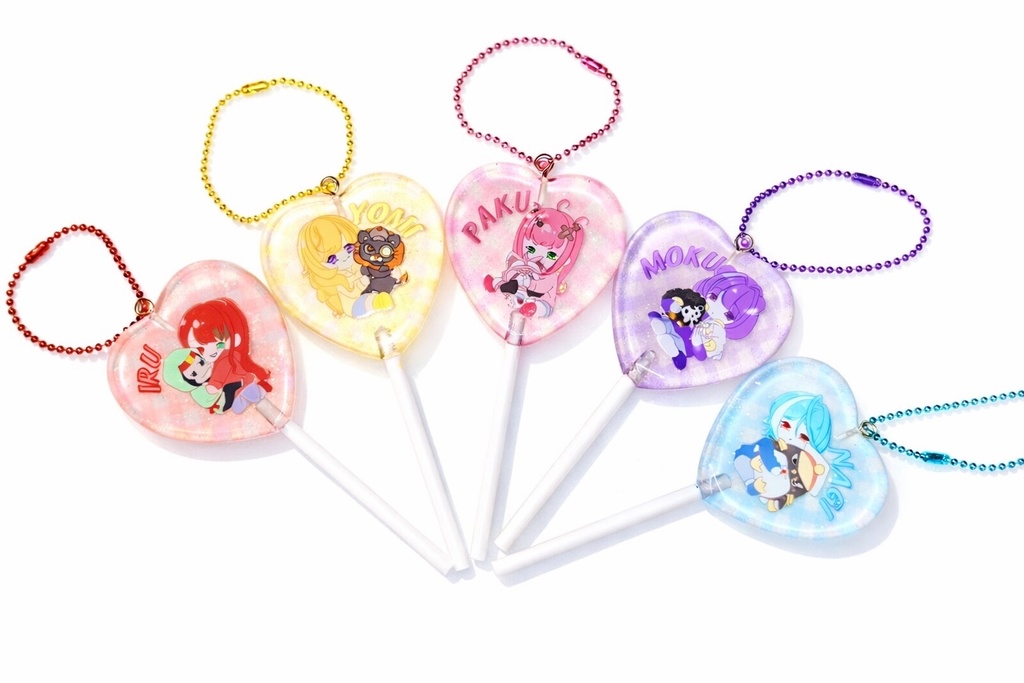 Stellarhyth ペロキャン風アクリルキーホルダー