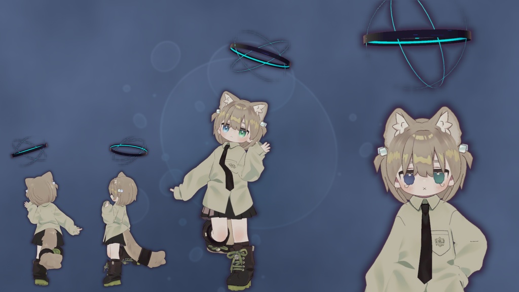 【MA対応】おまけ付き|  くるくる動く!かっこいいヘイロー! Moving Gear Halo