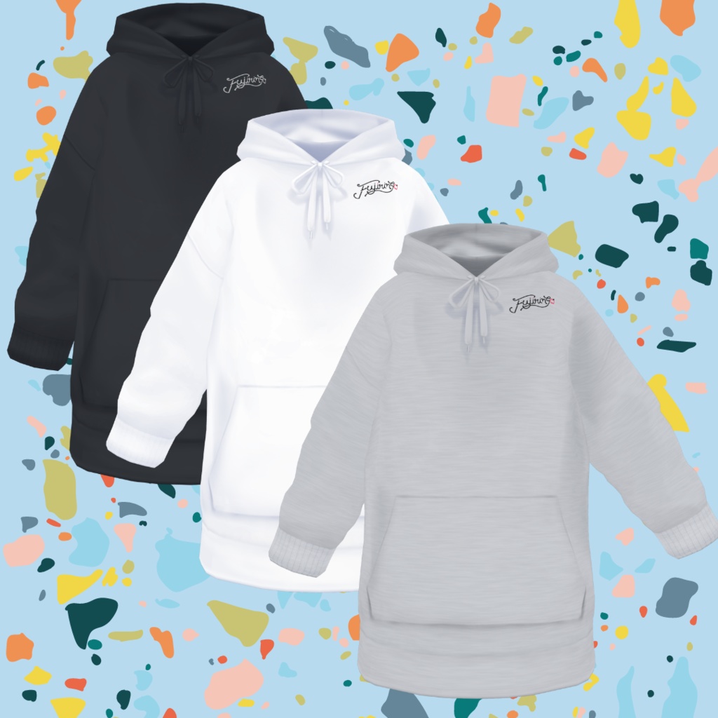 【VRoid向け】Fujiringoロゴ入りパーカー!