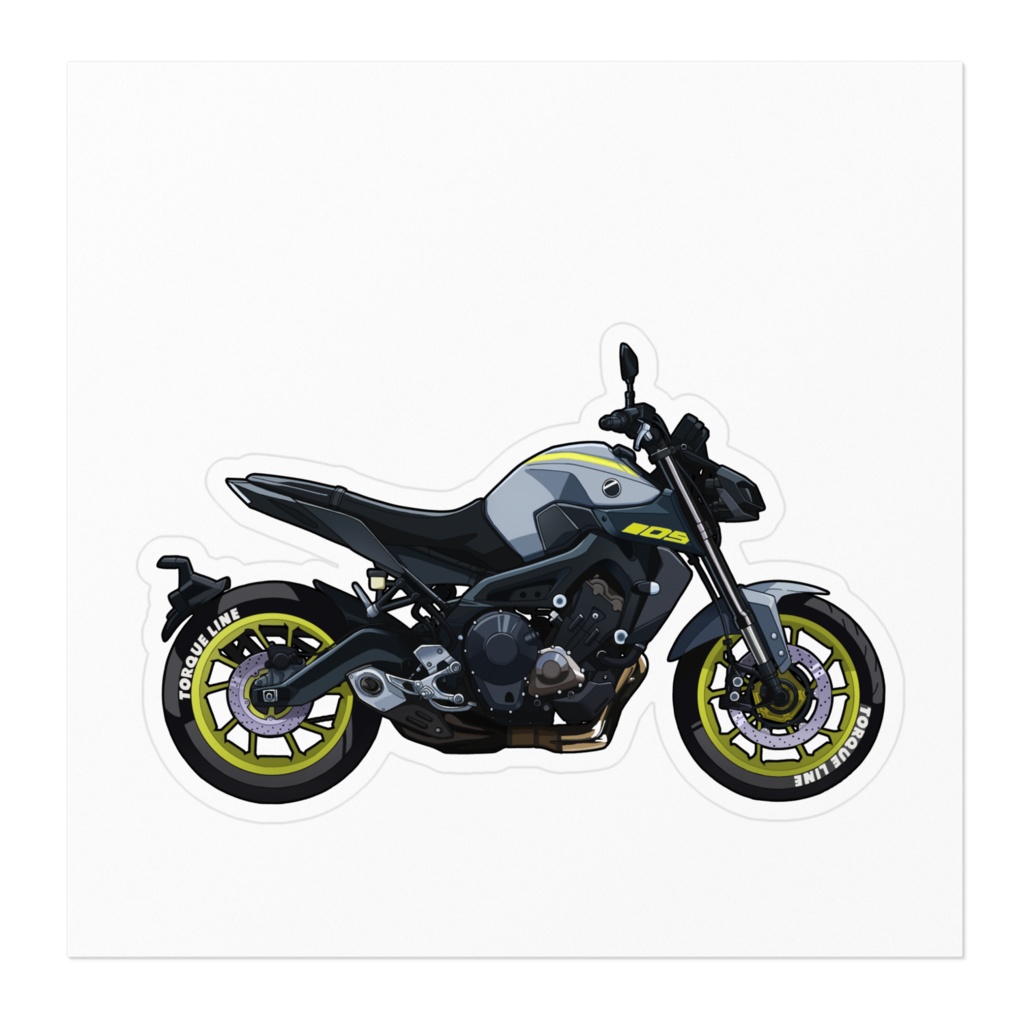 トルクちゃんのバイク(ステッカー)