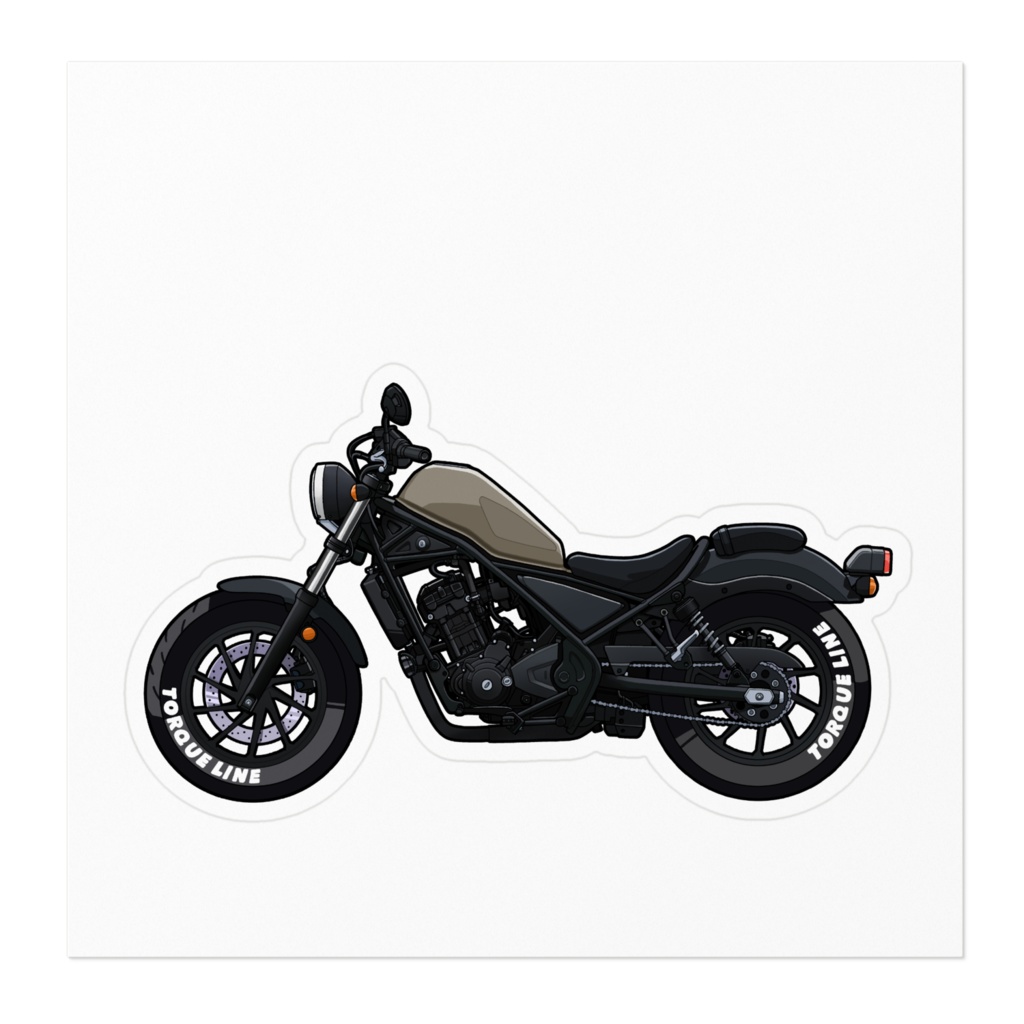 ラインちゃんのバイク(ステッカー)