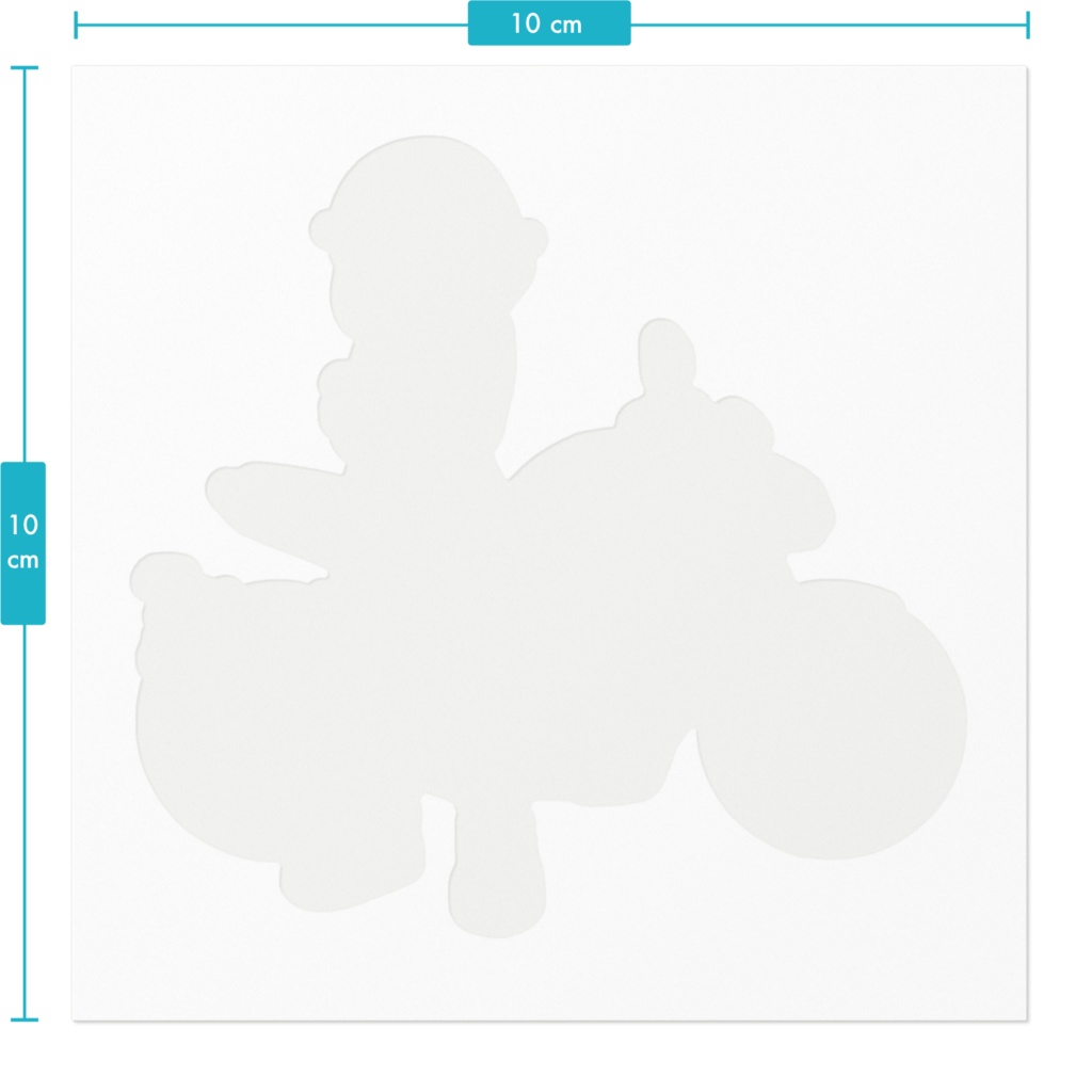 トルクちゃんとバイク(ステッカー)
