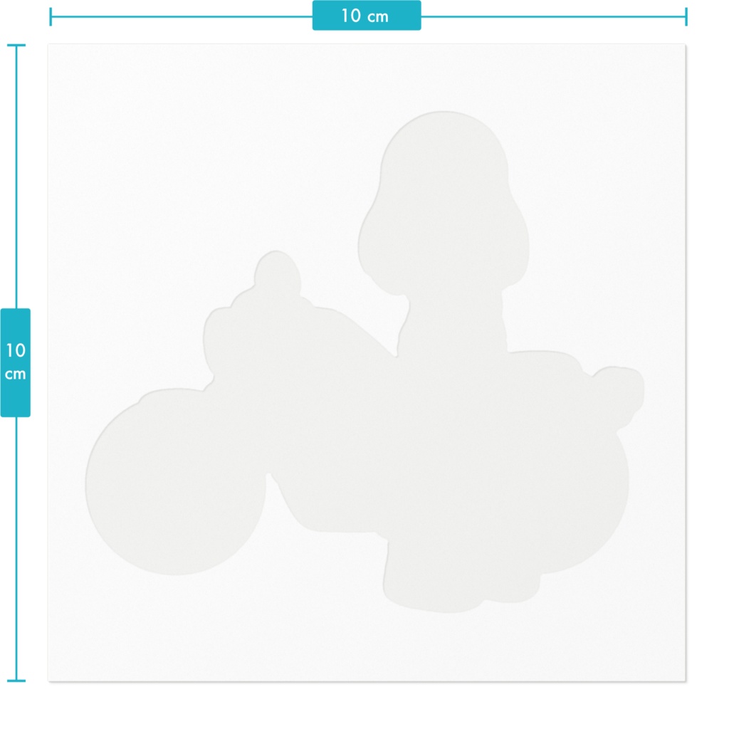 ラインちゃんとバイク(ステッカー)
