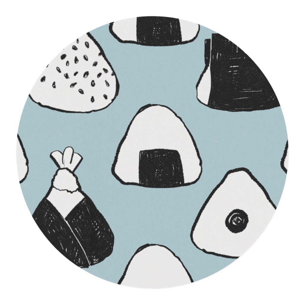 おにぎりマステ(青)