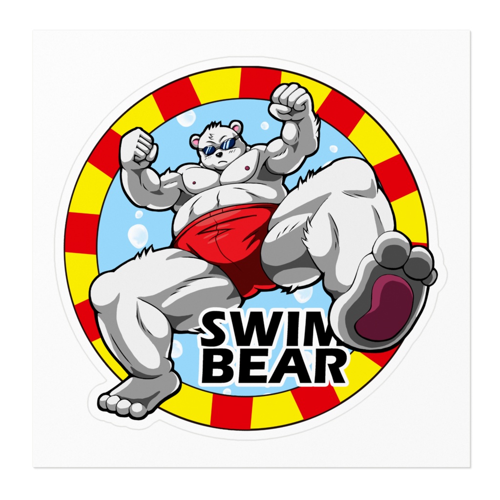 スイムベア ステッカー