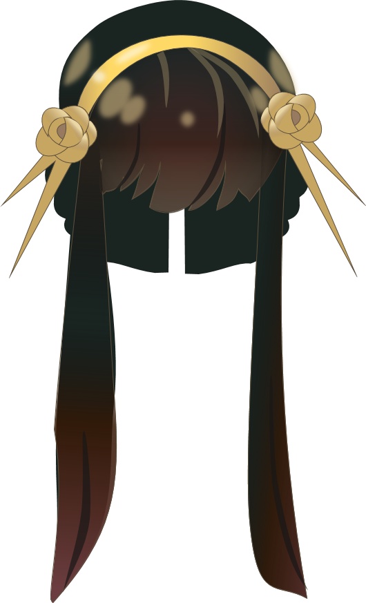 Yor Forger (SPY X FAMILY) HAIR AND BUST Assets