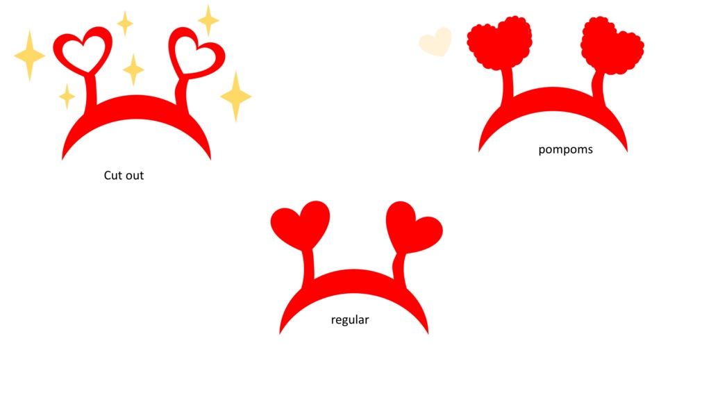 Valentines Assets: Heart Antenna/Head band
