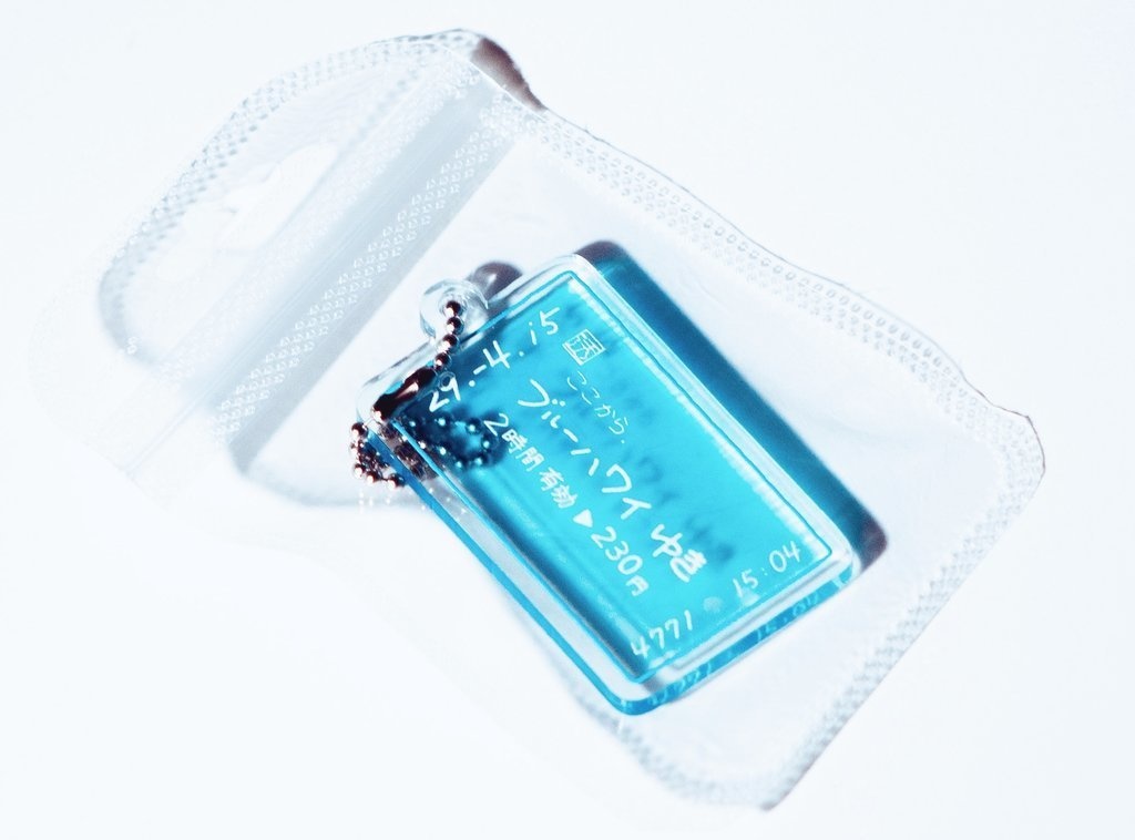 青色アクキー たち