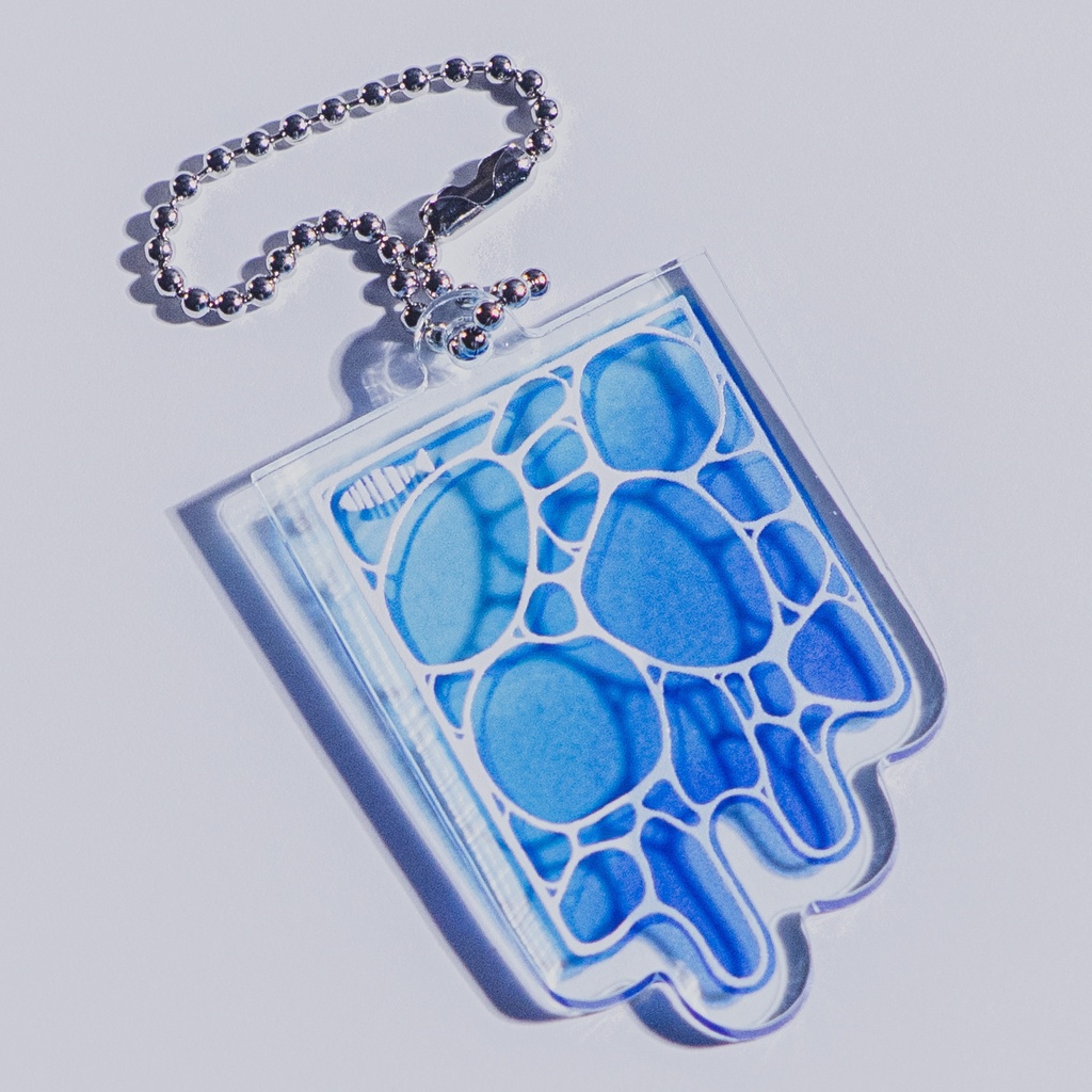 青色アクキー たち