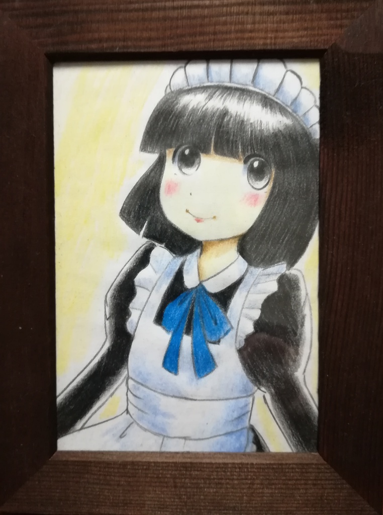 色鉛筆原画