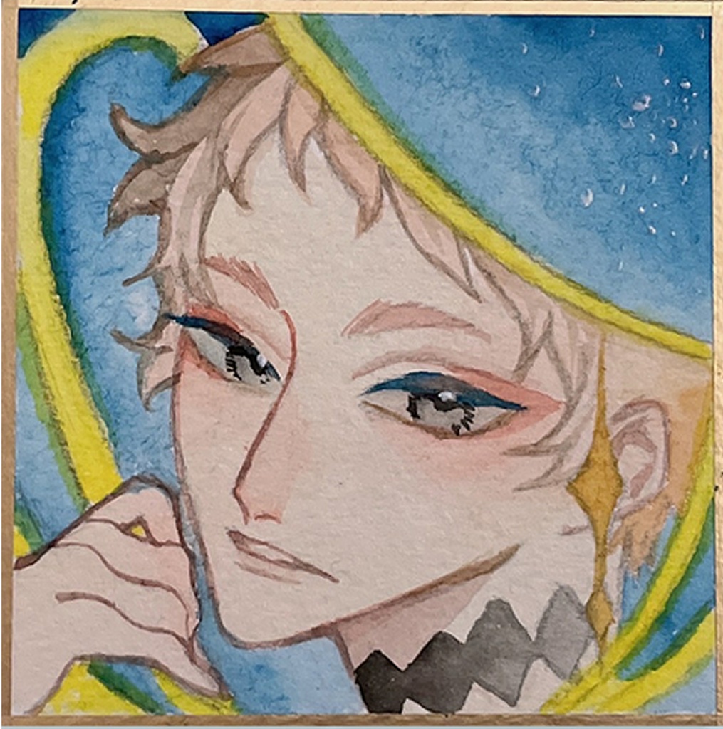 豆色紙（星）