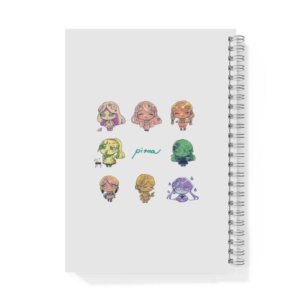 【一周年記念グッズ】夏ピスマリングノート