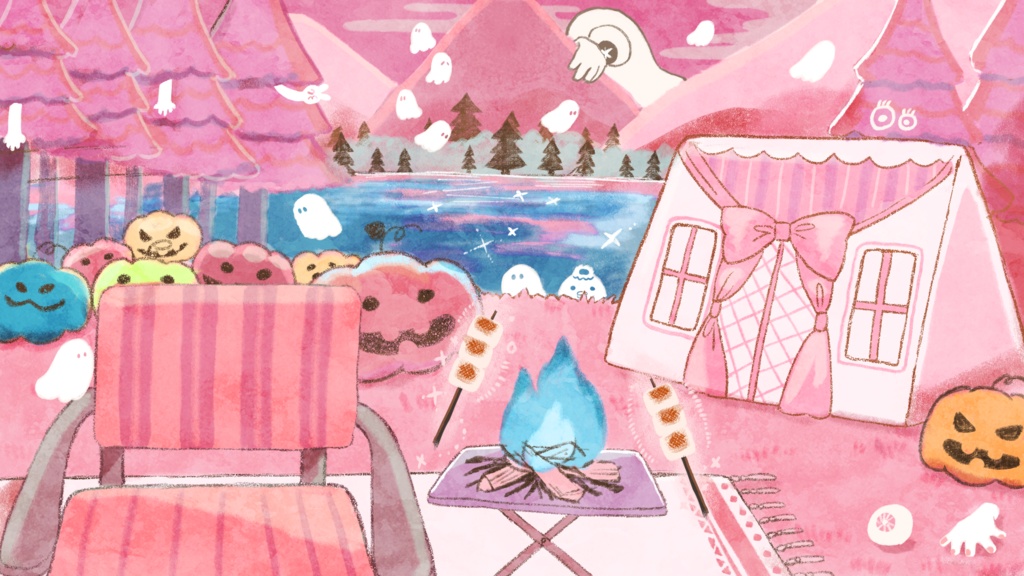 カボチャのゆるかわキャンプ場