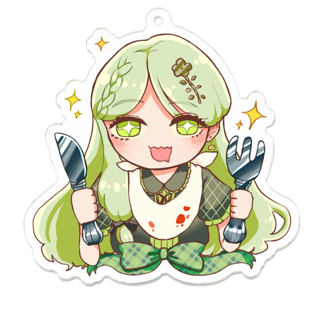 【奇綴ピスマ】ごちそう!食べるぞキーホルダー