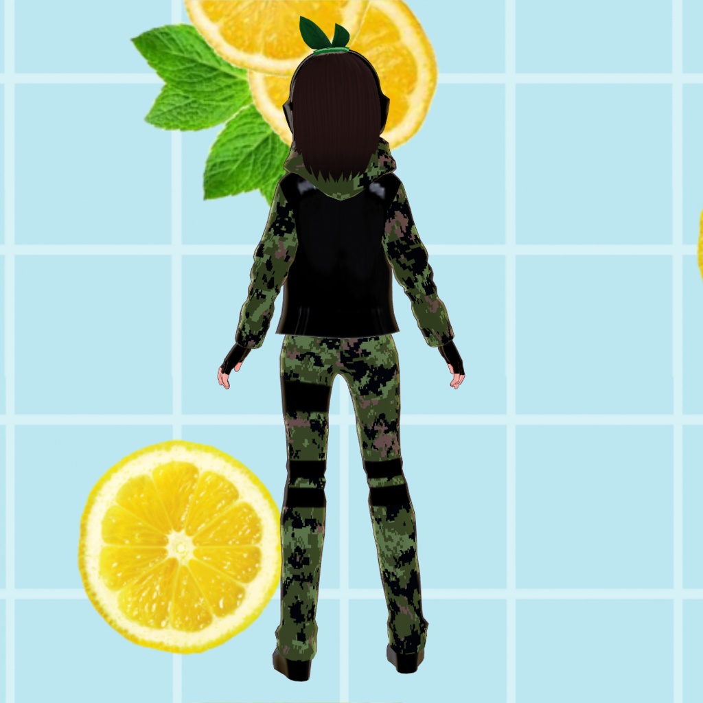 【VRoid】迷彩服 (Military camouflage)