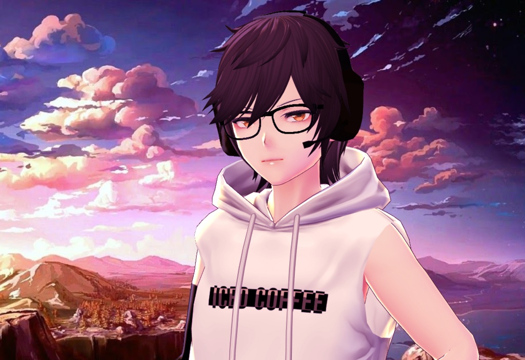 【VROID】男性用髪型のプリセット1894 | Iced Coffee (Men hair preset 1894) | VRoid Studio Official & Beta 0.41 OK