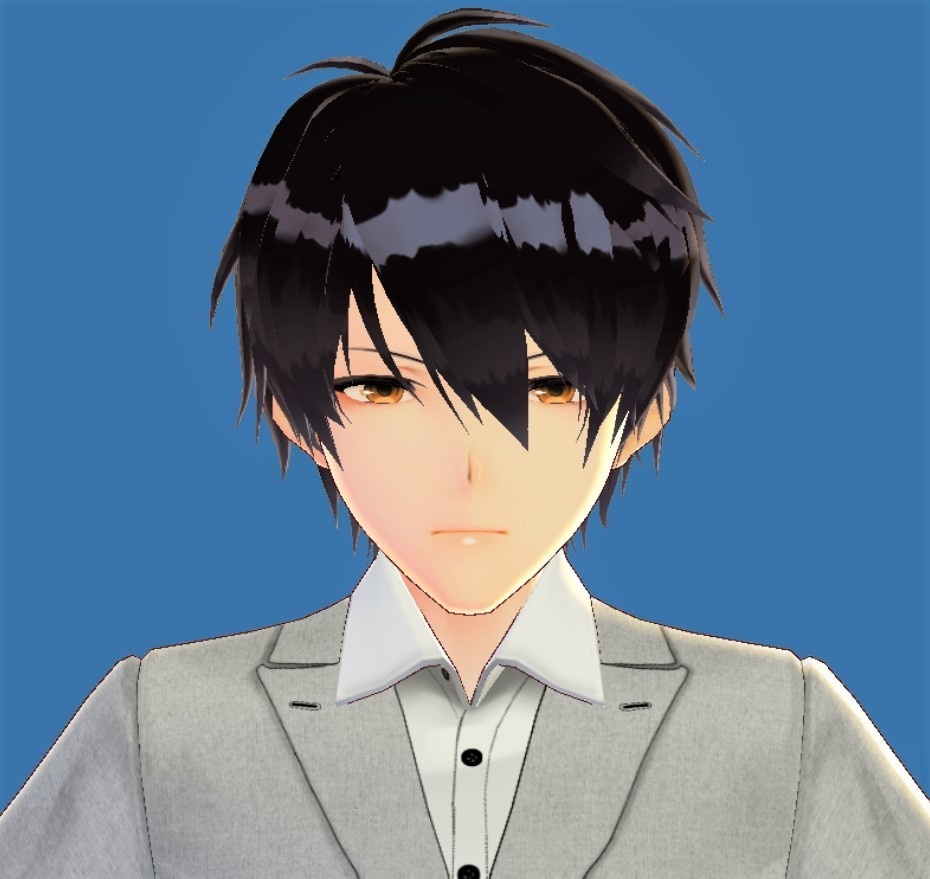 Vroid 男性用髪型のプリセット15 Oreo Cheesecake Men Hair Preset 15 Vroid Studio Official Beta Ok Lemon Boutique Booth