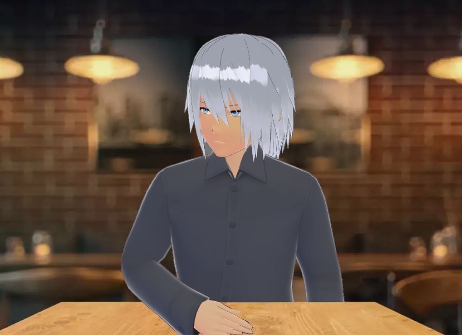 【VROID】男性用髪型のプリセット1896 | Coconut Milkshake (Men hair preset 1896) | Vroid Studio Stable Version ONLY