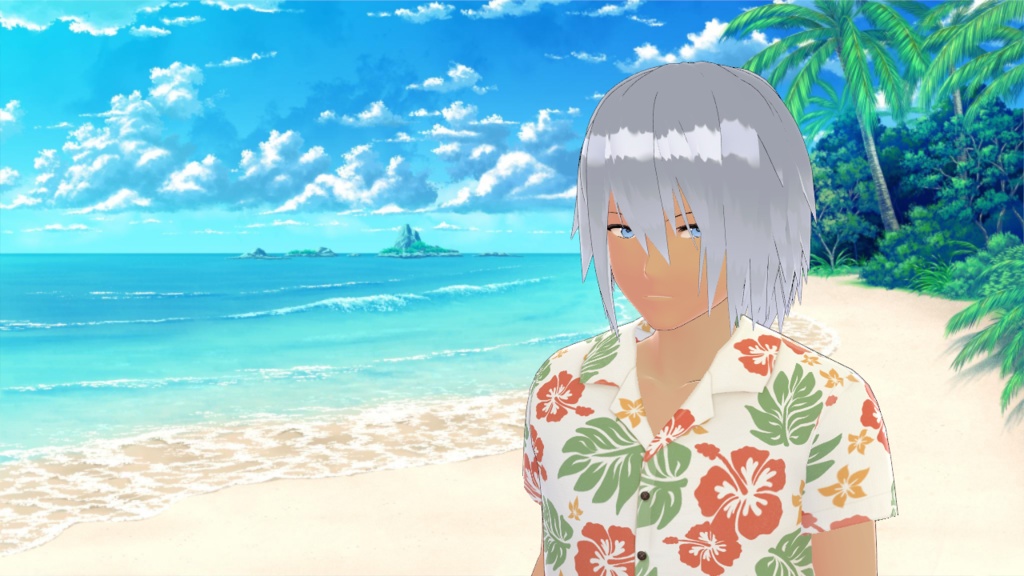 【VROID】男性用髪型のプリセット1896 | Coconut Milkshake (Men hair preset 1896) | Vroid Studio Stable Version ONLY