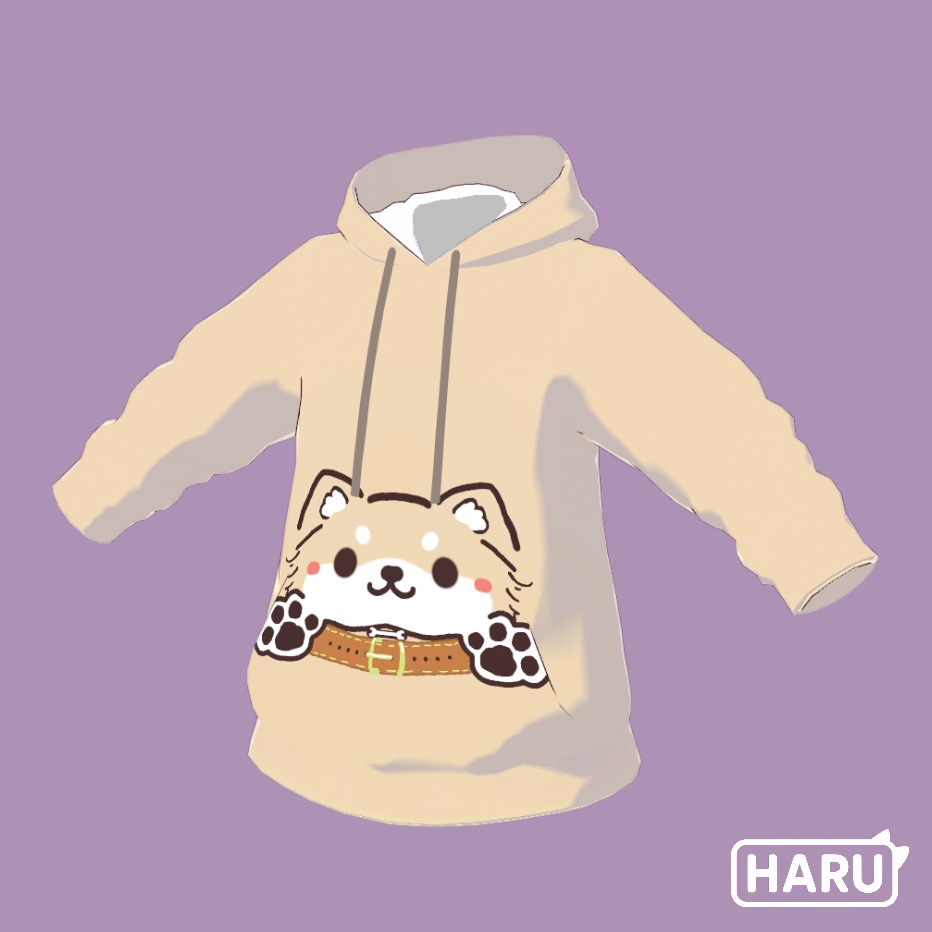 『VRoid』犬ゆるパーカー