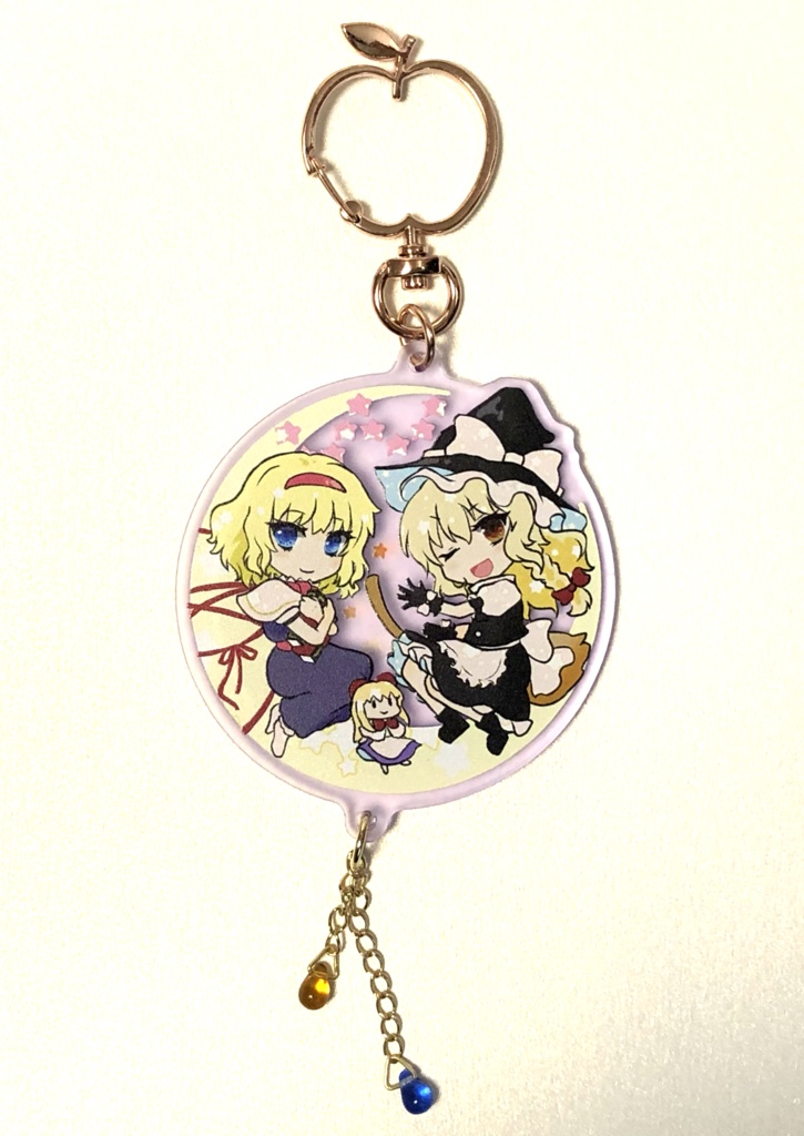 魔理沙&アリスアクリルキーホルダー