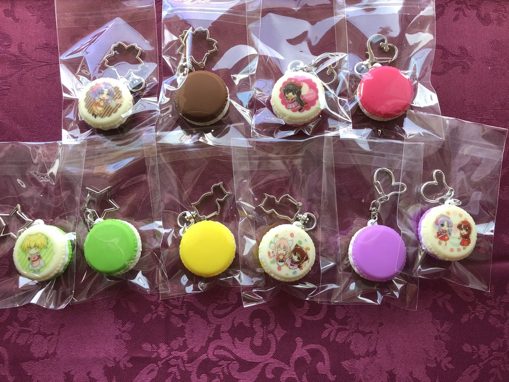 マカロンキーホルダー