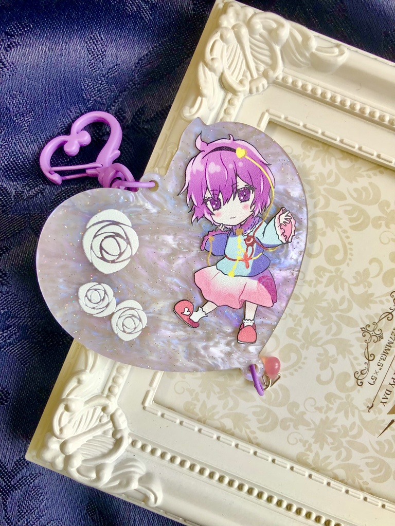東方アクリルキーホルダー(さとり・文)