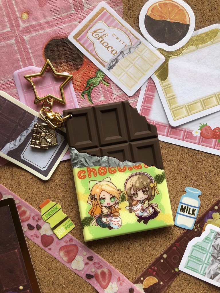 ゴルエティおすすめプロテイン&ミルク入りチョコとスタシトメイドごっこ3時のおやつチョコ