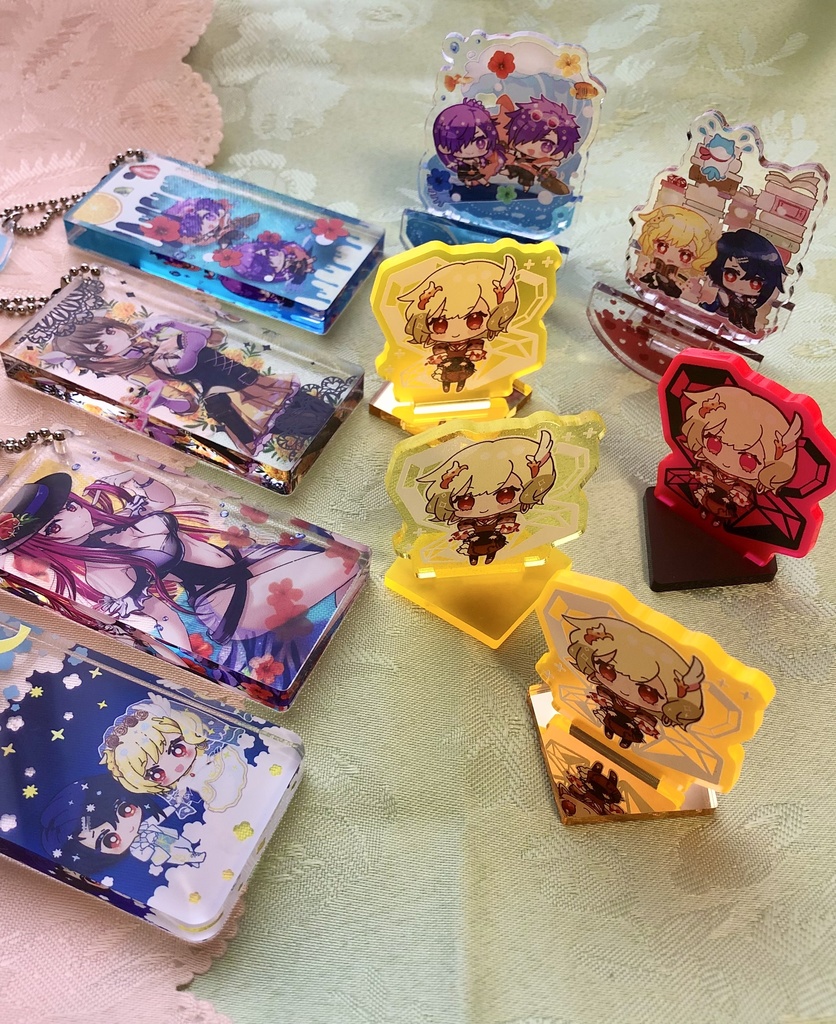 ゆらゆらフィギュア&アクリルスタンド&ドミスト