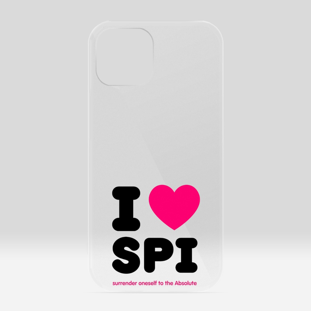 ILoveSPI【クリアiPhoneケース】