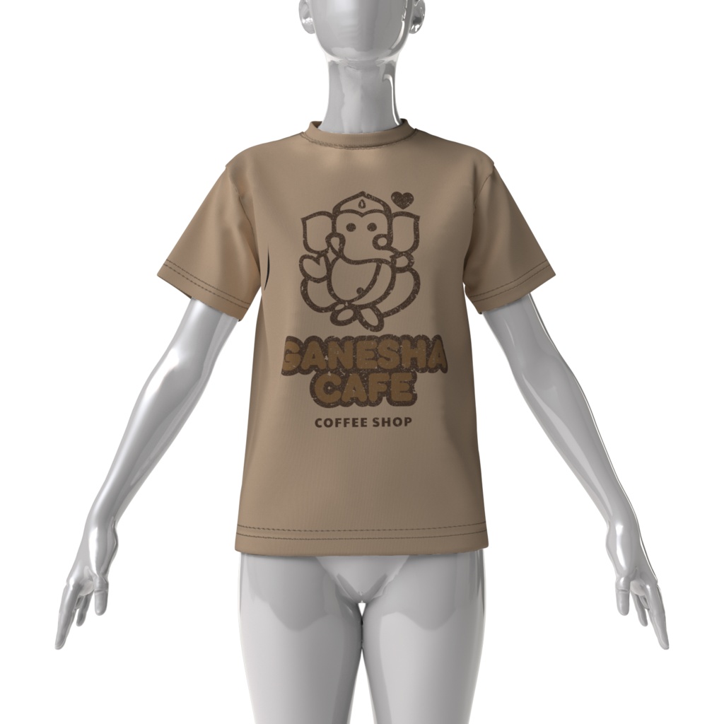 GaneshaCAFE-T【ビッグシルエット】