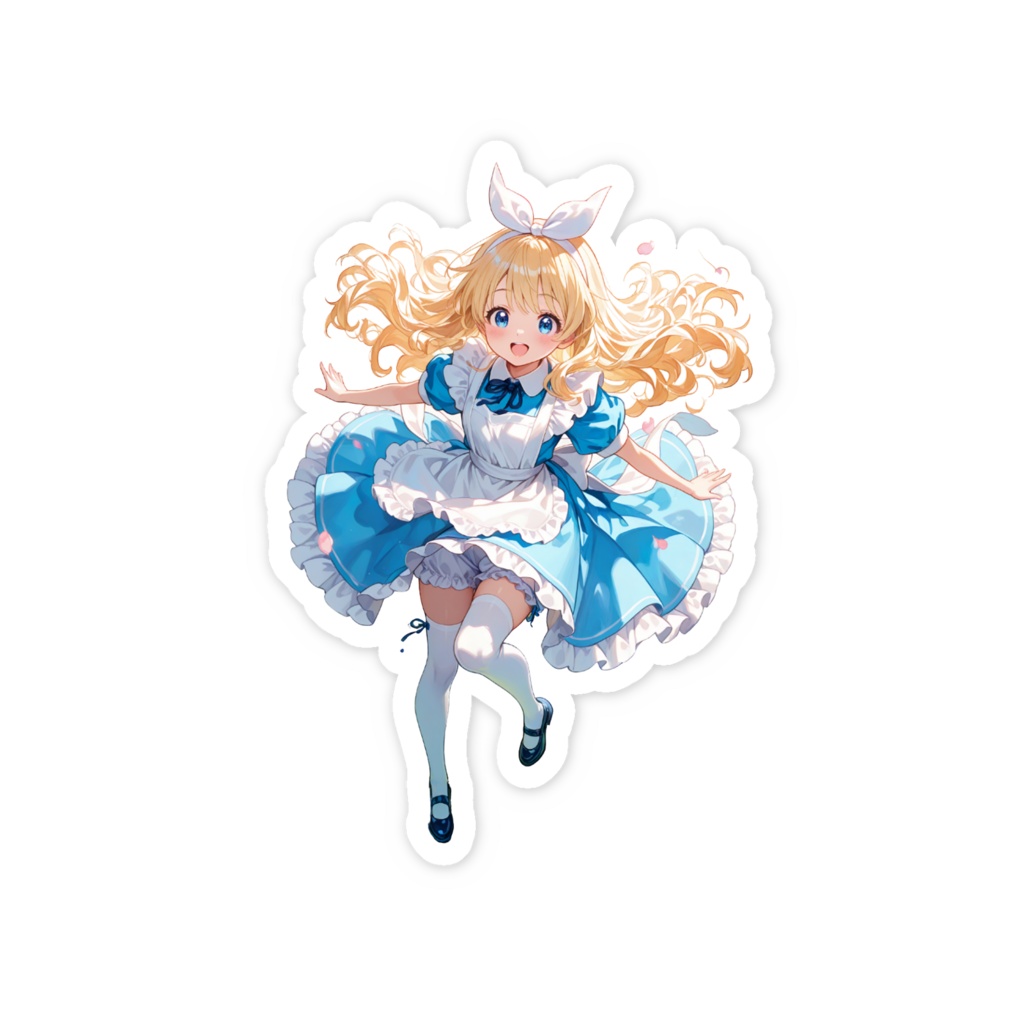 アリスちゃんのスマホステッカー 1