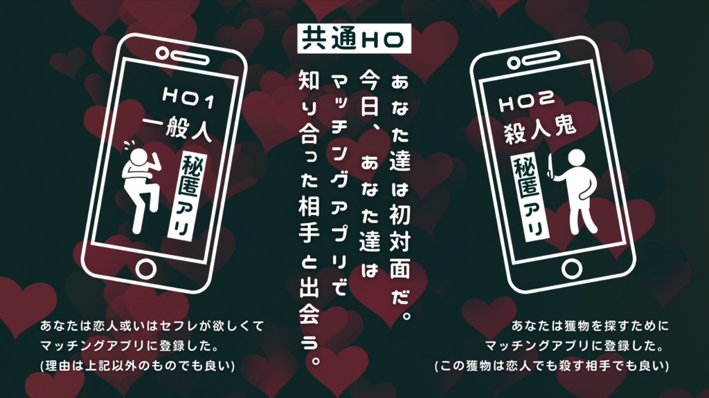 CoC6th「マッチングアプリで出会った相手が殺人鬼だったんだけど(以下略)」SPLL:E196661