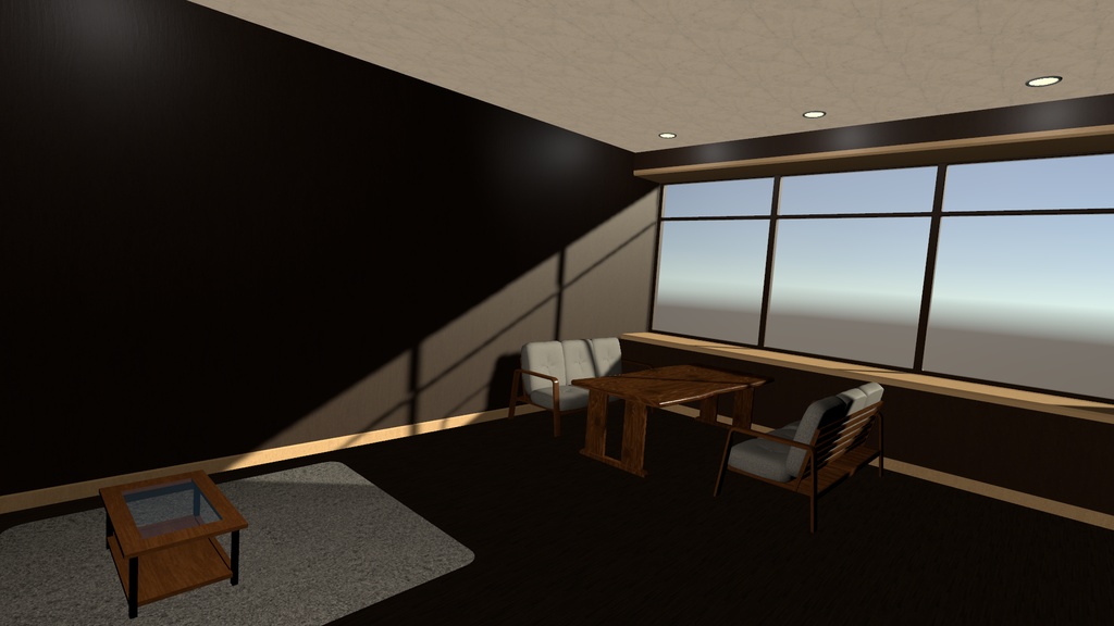 シンプルなワンルームモデル