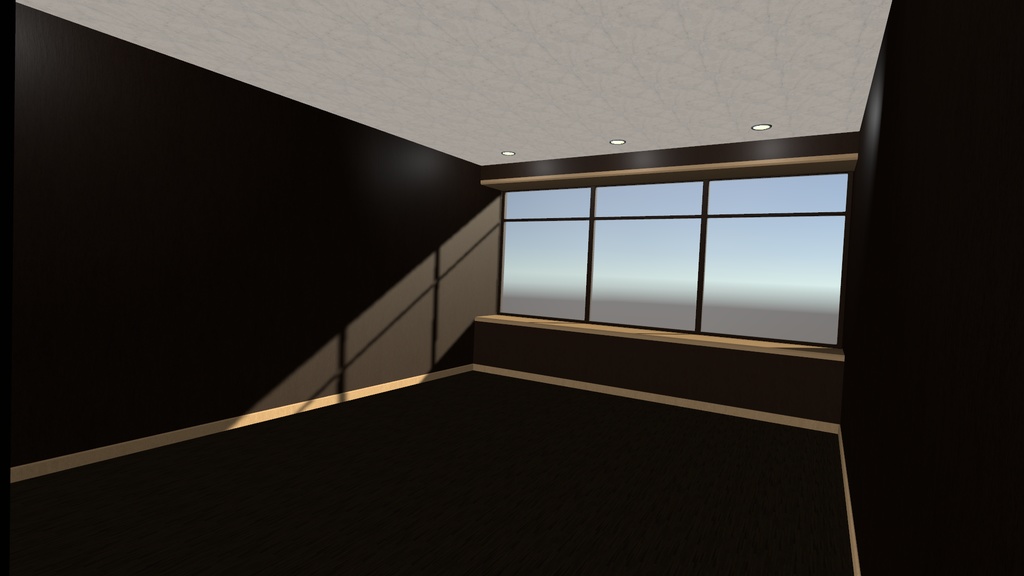 シンプルなワンルームモデル