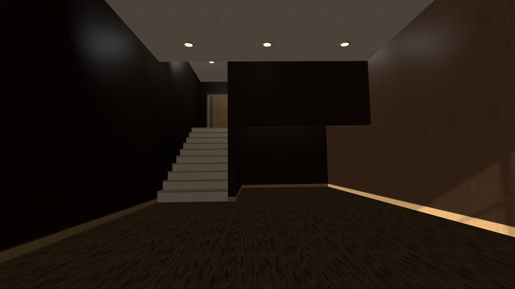 シンプルなワンルームモデル