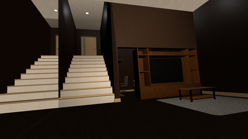 シンプルなワンルームモデル