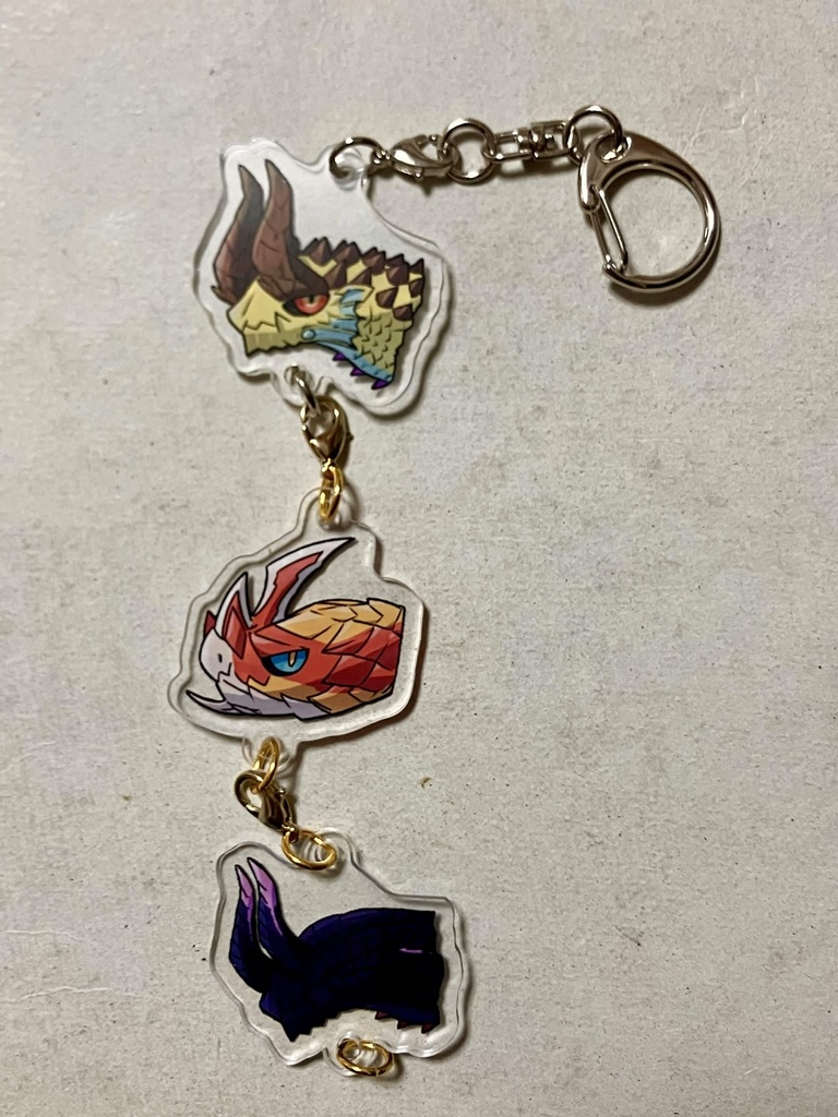 つながるモンスのアクリルキーホルダー