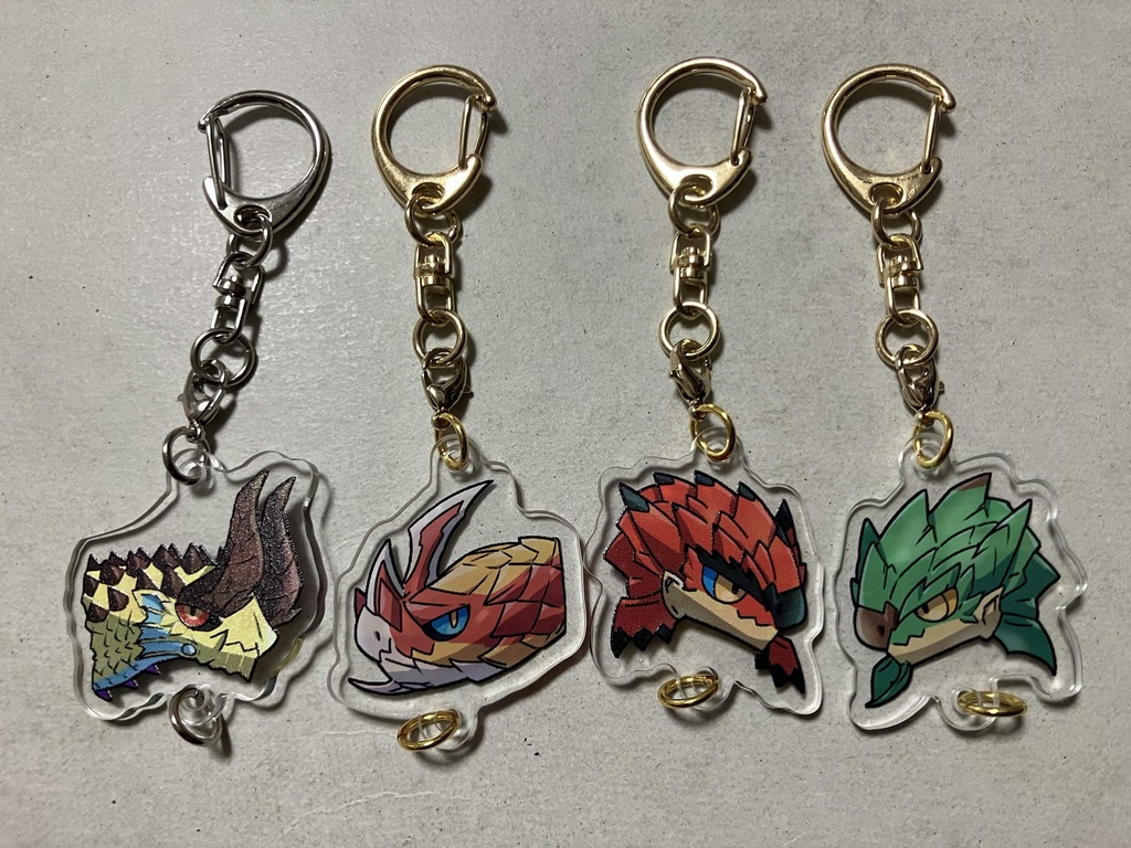 つながるモンスのアクリルキーホルダー