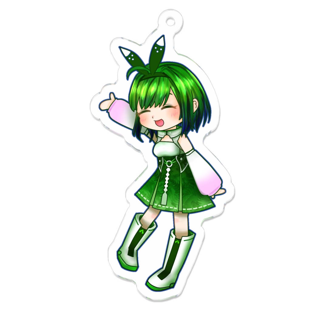 Rikurusのアクリルキー（むむりるさんイラスト・その１）