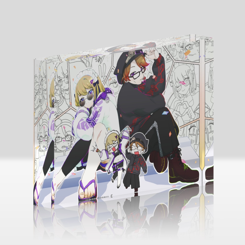 2周年アクリルブロック